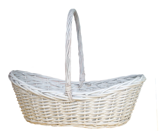 7473 - CESTA OVAL BLANCA