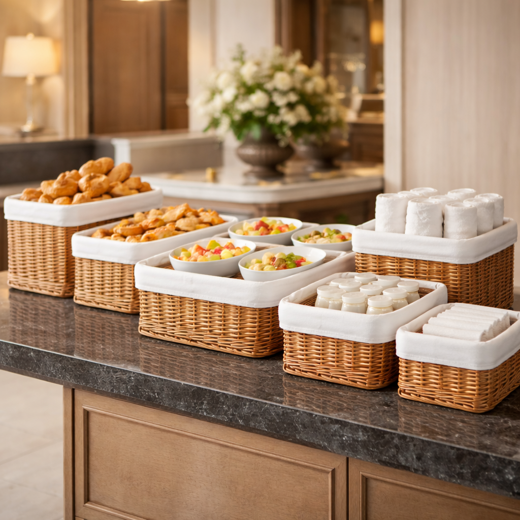 Cestas artesanales para hostelería y hoteles de lujo